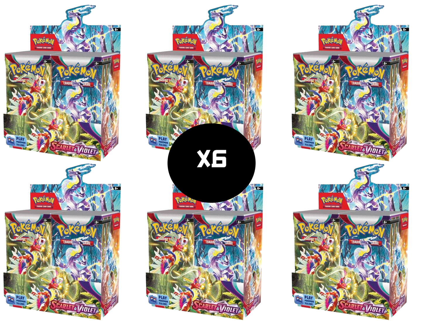 Scarlet & Violet Base Set Booster Box Case: SV1 (6 booster boxes)